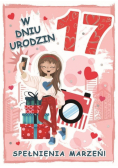 Karnet urodziny 17