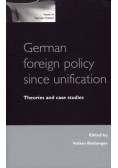 German Foreign Policy Since Unification