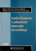 Analiza finansowa w jednostkach samorządu terytorialnego