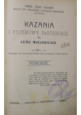 Kazania i przemowy pasterskie do ludu wiejskiego Tom II 1906 r.