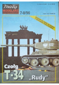 Mały modelarz nr 7 i 8 / 96 Czołg T - 34 Rudy