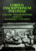 Corpus insriptionum poloniae tom VIII