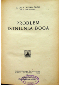 Problem istnienia Boga 1923 r.