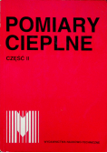 Pomiary cieplne Część II