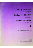 Etiudy dla dzieci na fortepian 2