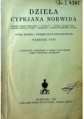 Dzieła Cyprjana Norwida 1934r