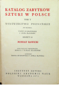 Katalog zabytków sztuki w Polsce Tom V zeszyt 21