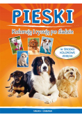 Pieski Koloruję i rysuję po śladzie