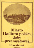 Miasto i kultura polska doby przemysłowej Przestrzeń