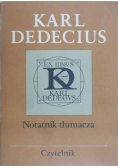 Dedecius Notatnik tłumacza