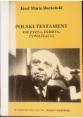 Polski testament ojczyzna europa cywilizacja
