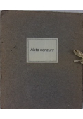 Akta cenzury