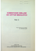 Komentarze biblijne do czytań mszalnych