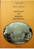 Materiały do dziejów rezydencji Tom XB