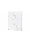 Księga Gości Guest book 20x24.5cm biały 22 kartki