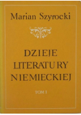 Dzieje literatury Niemieckiej Tom I