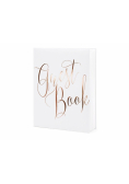 Księga Gości Guest book 20x24.5cm biały 22 kartki