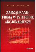 Zarządzanie firmą w interesie akcjonariuszy