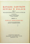 Ktalog zabytków sztuki w Polsce tom V Zeszyt 14
