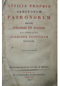 Officia Propria Sanctorum Patronorum Regni Poloniae et Sueciae 1824 r.