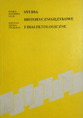 Studia historycznojęzykowe i dialektologiczne