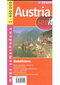 Austria 1:400 000 mapa samochodowa