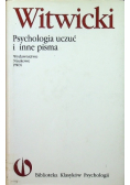 Psychologia uczuć i inne pisma