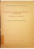 Archiwum Główne Akt Dawnych w Warszawie