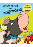 Zwierzaki w zagrodzie książka rozkładanka ruchome elementy