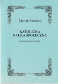 Katolicka nauka społeczna