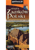 Mapa zamków Polski