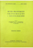 Ruch prawniczy ekonomiczny i socjologiczny kwartał III Zeszyt III