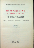 Listy więzienne Świętego Pawła