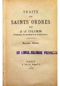 Traite des Saints Ordres 1929 r