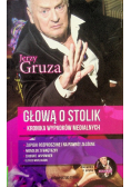 Głową o stolik