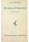 Księga ubogich 1927 r.