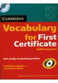 Cambridge Vocabulary for First Certificate with answers z płytą CD