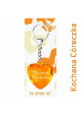 Brelok Serce Kochana Córeczka