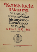Konstytucja 3 Maja 1791 Faksymile rękopisu z Archiwum Głównego