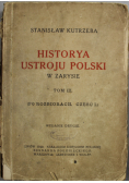 Historya ustroju Polski w zarysie Tom 3 1920 r