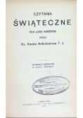 Czytania świąteczne, 1918 r.