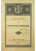 Appendix ad Pontificale Romanum 1888 r.