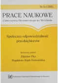 Społeczna odpowiedzialność przedsiębiorstw Nr 5