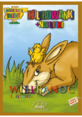 Kolorowanki wielkanocne z naklejkami