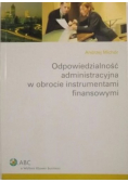 Odpowiedzialność administracyjna w obrocie instrumentami finansowymi