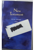 New testament with psalms and proverbs