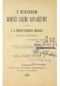 O wiecznem Nowego Zakonu kapłaństwie 1885 r