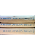 Kronika lat wojny i okupacji Tom I do III