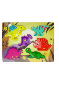 Układanka puzzle dinozaury