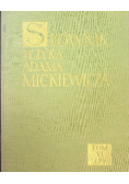 Słownik Języka Adama Mickiewicza Tom VI